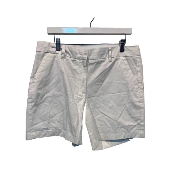 Tommy Hilfiger Shorts Womens 14 White Cotton Stretch Hollywood Classic Chino NEW - Picture 1 of 12